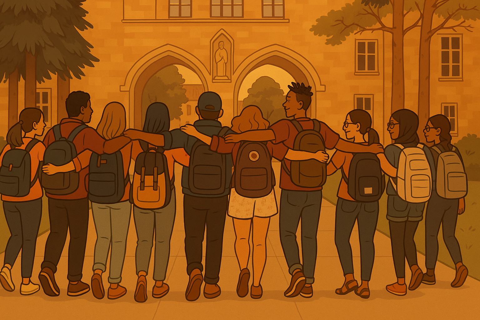 Students using our app